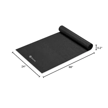 Gaiam Premium Non-Slip Yoga Mat for All Workout Types