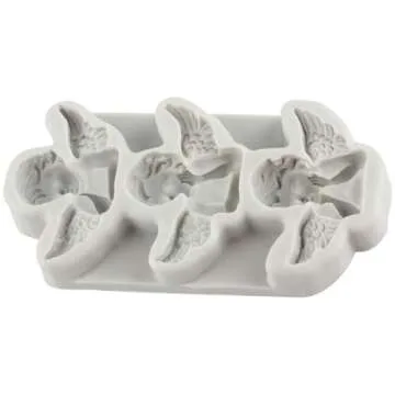 MINFEIDMS Cherub Silicone Fondant Molds for Fun Baking