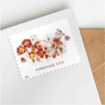 USPS Tulips Forever Stamps Sheet of 20 for Spring 2022