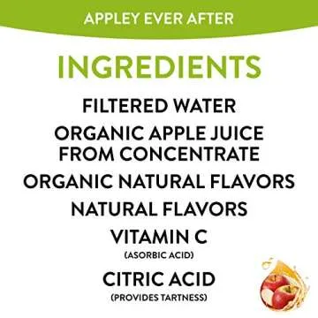 Honest Kids Appley Ever After, Apple Organic Fruit Juice Drink, 6.75 Fl Oz (32 Pack)