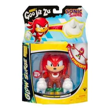 Heroes of Goo Jit Zu Unstoppable Surge Knuckles, Powered Up with Glow Surge Giving Him Glow-in-The-D...