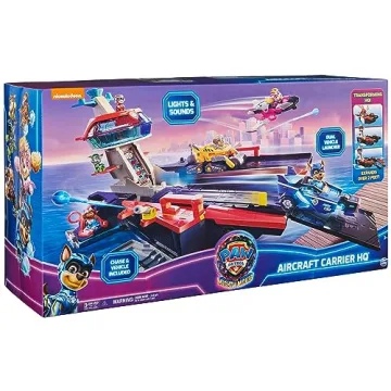 Exciting PAW Patrol Aircraft Carrier HQ with Lights and Sounds