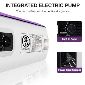 CHILLSUN Queen Air Mattress with Built in Pump,Elevated Durable Inflatable Mattresses with Storage Bag,13" Fast&Easy Inflating Blow Up Airbed,Camping Accessories for Travel&Guests&Home