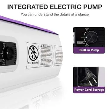 CHILLSUN Queen Air Mattress with Built in Pump,Elevated Durable Inflatable Mattresses with Storage Bag,13" Fast&Easy Inflating Blow Up Airbed,Camping Accessories for Travel&Guests&Home