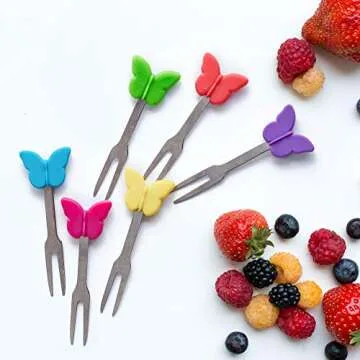 Colorful FUN APPETIZER FORKS for Every Occasion