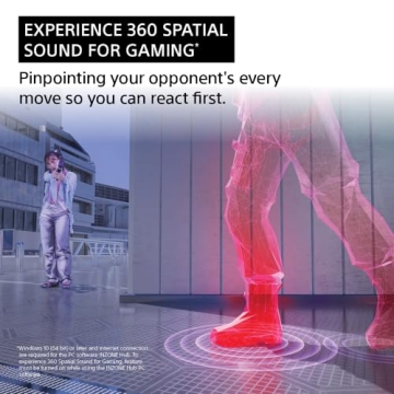 Sony INZONE H5 Wireless Gaming Headset with Spatial Sound