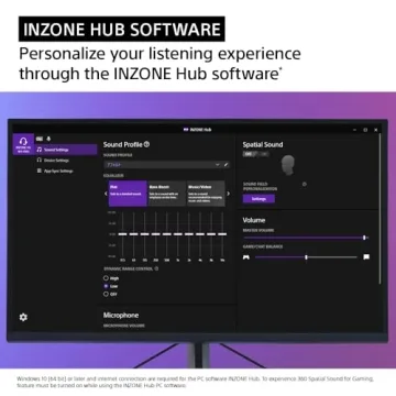 Sony INZONE H5 Wireless Gaming Headset with Spatial Sound