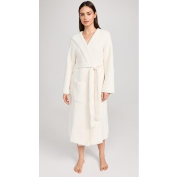 Luxurious Barefoot Dreams Hooded Robe for Cozy Living