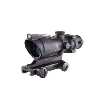 Trijicon Acog 4 X 32 Scope Dual Illuminated Chevron .223 Ballistic Reticle, Black