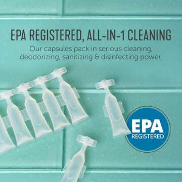 Force of Nature Activator Capsules - Concentrate Refill for Eco-Friendly, All-Purpose Disinfectant C...