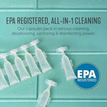 Force of Nature Activator Capsules - Eco-Friendly Disinfectant Cleaner Refill Pods - 25 Count