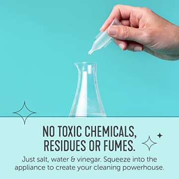 Force of Nature Activator Capsules - Concentrate Refill for Eco-Friendly, All-Purpose Disinfectant Cleaning Spray - Kitchen, Bathroom, Toilet, Glass - Cleaning Supplies, 25 Count (3ml)