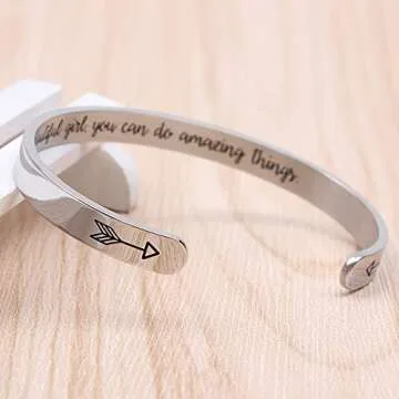 Btysun Trendy Inspirational Bracelets for Teens