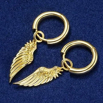 Stylish HELLOICE Angel Wings Earrings for All Occasions