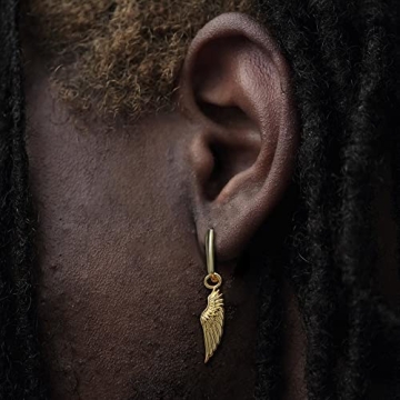 Stylish HELLOICE Angel Wings Earrings for All Occasions