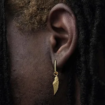 Stylish HELLOICE Angel Wings Earrings for All Occasions