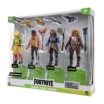 FORTNITE Tomatotown Legends 4-Figure Pack for Collectors