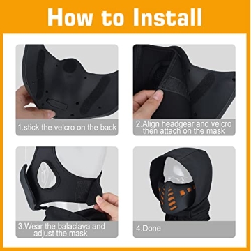 Guayma LED Mask for Cyberpunk Halloween Parties and Cosplay