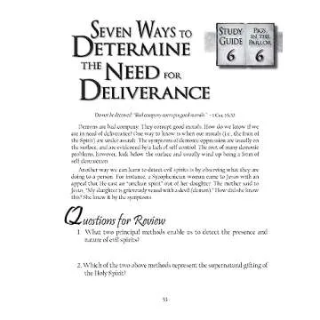 Pigs in the Parlor Study Guide for Spiritual Growth