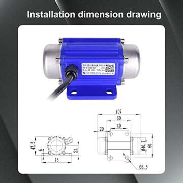 Putec DC Brushless Vibration Motor 12V 30W High Speed