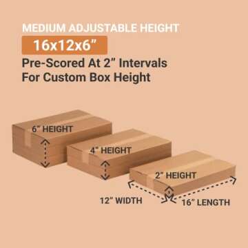 Sturdy AVIDITI Moving Boxes - 25 Bulk Pack Solution