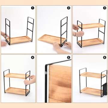 LEMIKKLE Bathroom Organizer with Unique Side Basket