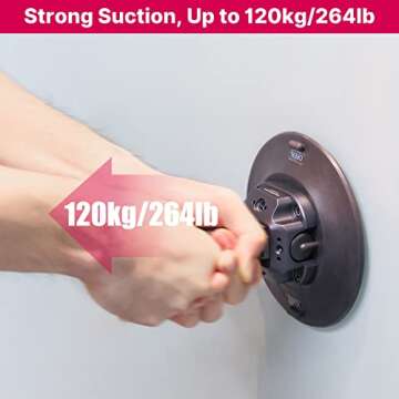 ULANZI Select Camera Car Suction Cup Mount - 6in F22 Quick Release Pump-actived Vacuum Suction Mount Hi-Speed Vehicle Boats Windshield & Window Mount Compatible with Nikon Canon Sony Camcorder DSLR