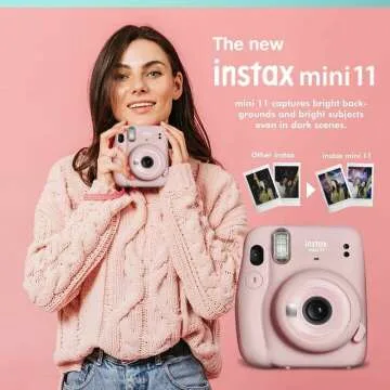Fujifilm Instax Mini 11 Camera Bundle in Lilac Purple