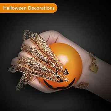 Maitys Gold Bracelets for Dancers & Halloween Costumes