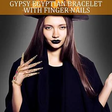 Maitys Gold Bracelets for Dancers & Halloween Costumes