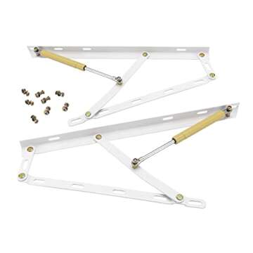 Metal Bed Lift Mechanism for Lift Storage Bed DIY Project, 44lbs Load Capacity Per Piece Heavy Duty ...