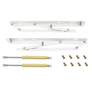 Metal Bed Lift Mechanism for Lift Storage Bed DIY Project, 44lbs Load Capacity Per Piece Heavy Duty Pneumatic Gas Spring Lift Up Lifter Hardware Kit for Sofa Bed Cabinet