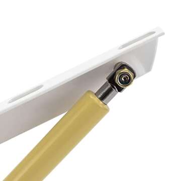 Metal Bed Lift Mechanism for Lift Storage Bed DIY Project, 44lbs Load Capacity Per Piece Heavy Duty Pneumatic Gas Spring Lift Up Lifter Hardware Kit for Sofa Bed Cabinet