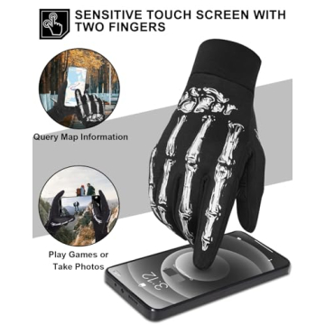 RIGWARL Waterproof Winter Gloves for Men Women Touchscreen