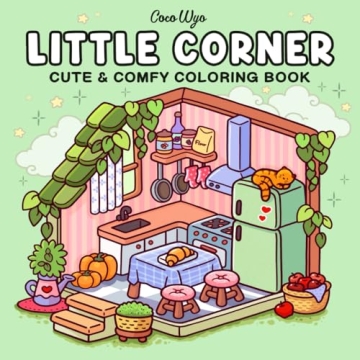 Cute Cozy Coloring Book for Adults and Teens | Relaxation Art
