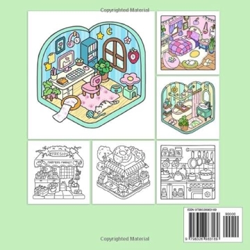 Cute Cozy Coloring Book for Adults and Teens | Relaxation Art