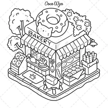 Cute Cozy Coloring Book for Adults and Teens | Relaxation Art