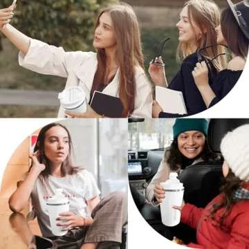 YINBAOGE Insulated Travel Coffee Mug - Hot & Cold Drink Tumbler