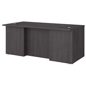 Bush Business Furniture Office 500 Executive Desk, 72W x 36D, Storm Gray