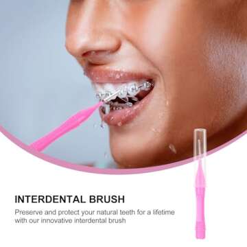 EXCEART 40pcs Interdental Picks for Superior Cleaning