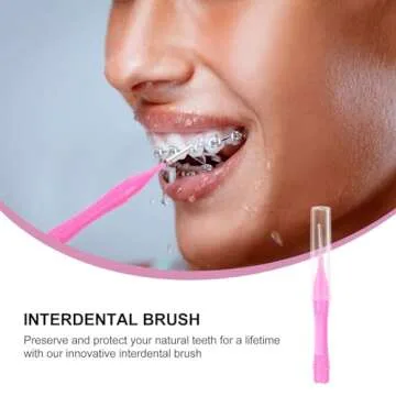 EXCEART 40pcs Interdental Picks for Superior Cleaning