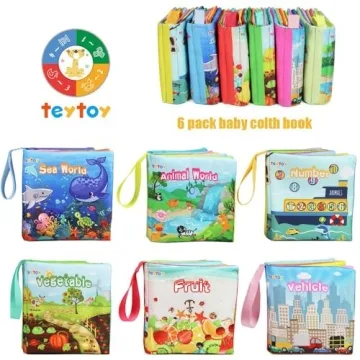 teytoy Soft Cloth Activity Book – Safe Learning Fun for Babies