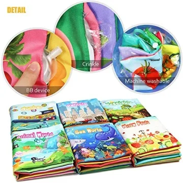 teytoy Soft Cloth Activity Book – Safe Learning Fun for Babies