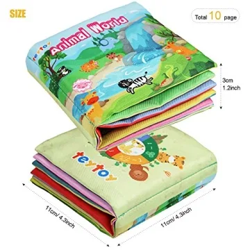 teytoy Soft Cloth Activity Book – Safe Learning Fun for Babies