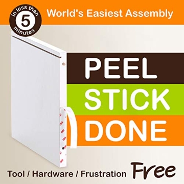 Way Basics Recycled Paperboard 4 Cubby Shelf Tool-Free Assembly