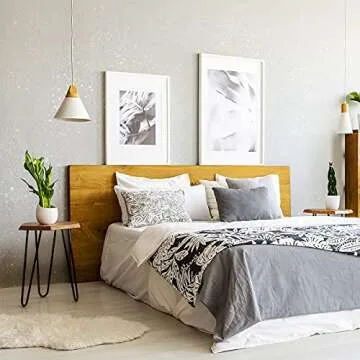 Hemway Glitter Paint Additive Sample - Silver - Mix with Emulsion Water Based Paints Wall Ceiling Glitter Paint - 10g / 0.35oz