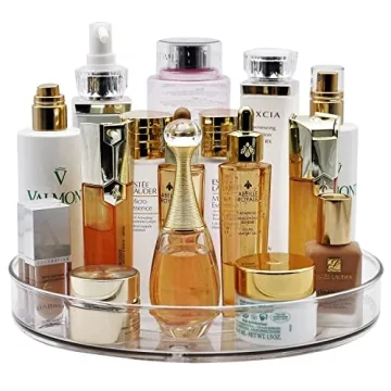 Amolliar Lazy Susan Organizer, 11" Space Saving Turntable