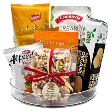 Amolliar Lazy Susan Organizer, 11" Space Saving Turntable