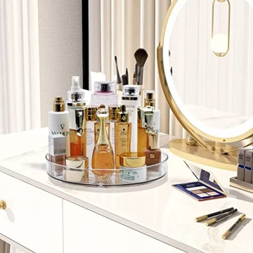 Amolliar Lazy Susan Organizer, 11" Space Saving Turntable