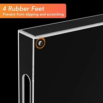 MaxGear Acrylic Decorative Trays Set of 2 for Home & Events